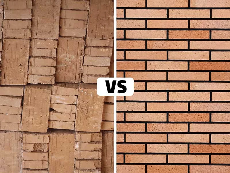 The difference between clay brick and refractory brick for the facade of the building