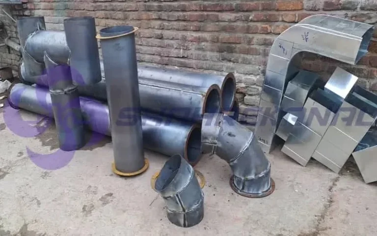 مراحل نصب دودکش موتورخانه