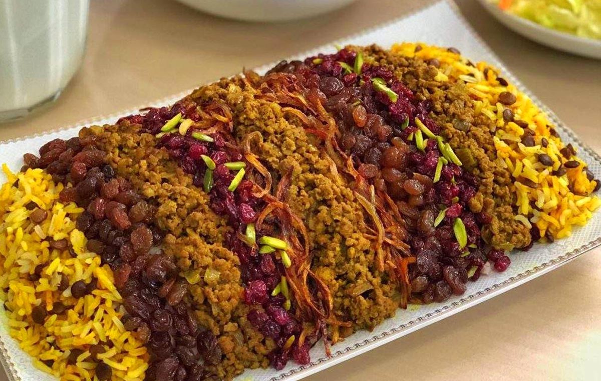 طرز تهیه عدس پلو مجلسی با گوشت چرخ کرده