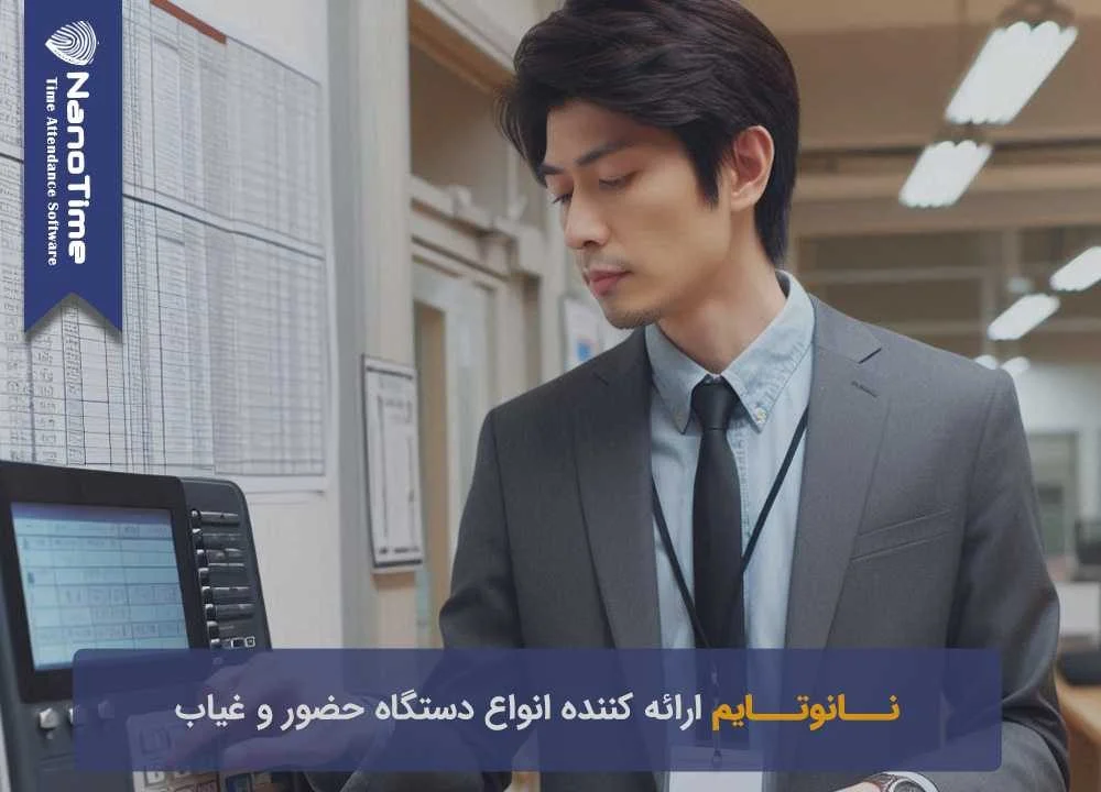 خروجی گرفتن از اطلاعات دستگاه ساعت زنی