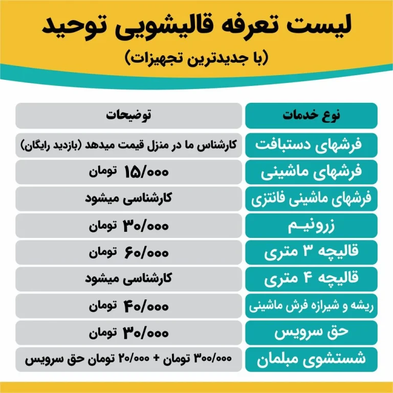 قیمت قالیشویی در رشت 1405؛ راهنمای جامع هزینه ها و معرفی بهترین مراکز
