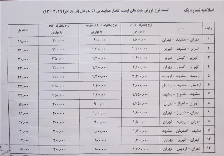 بلیط اتوبوس تهران به شیراز