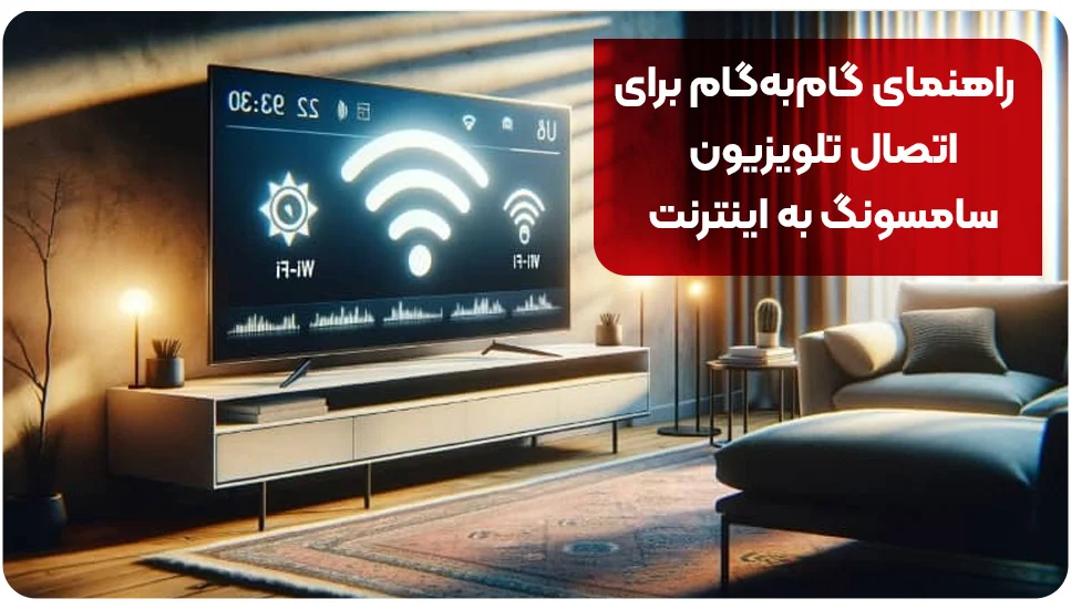 راهنمای گام&zwnj;به&zwnj;گام برای اتصال تلویزیون سامسونگ به اینترنت